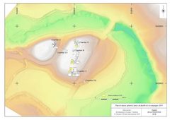 Plan topographique du chantier de 2019