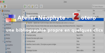 Exercice pratique du cours sur Zotero