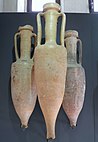 Three wine amphorae, including one Dressel 1B amphora