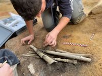 The Roman trumpet trumpet discovered at the Ancient Forum of Bavay