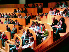 Présentation des métiers à des lycéens en 2008