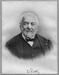 Édouard Piette (1827-1906). Tirage argentique monté du préhistorien Français