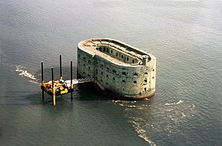 Photographie du Fort Boyard téléversé pour l’édition 2017 de Wiki Loves Monuments