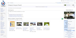Copie d’écran de la catégorie Jacques Dassié sur Wikimedia Commons