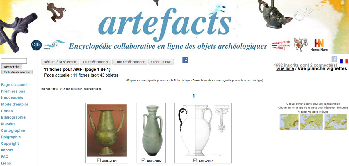 Artefacts online collaborative encyclopedia