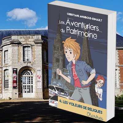 Couverture du tome 4 des Aventuriers du Patrimoine à Chartres