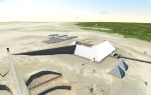 Le chantier de la pyramide de Khéops